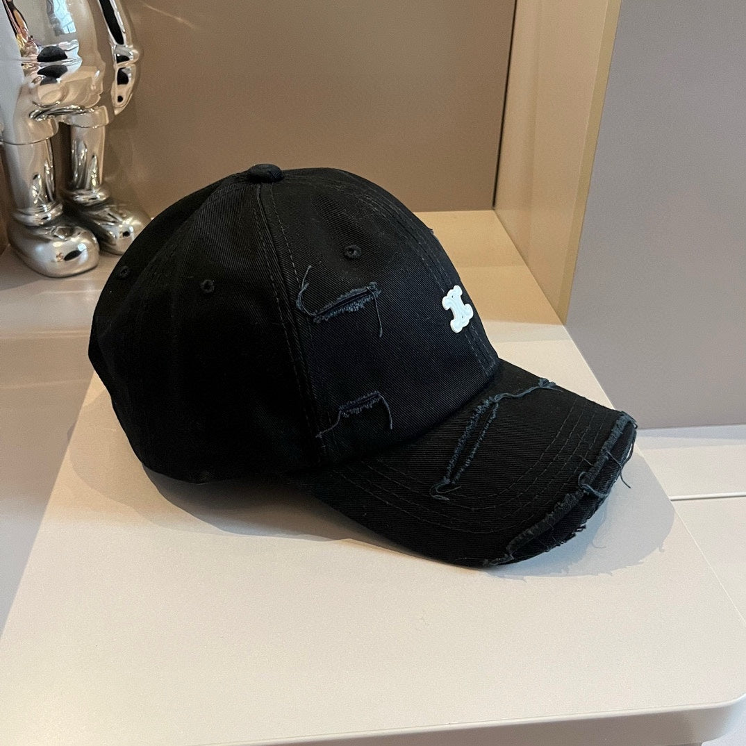 賽C家-刷破Logo款棒球帽