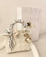 迪D家-Lady dior myABC 羊皮白色金扣 小號