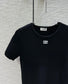 賽C家-2403 針織短袖上衣 黑色
