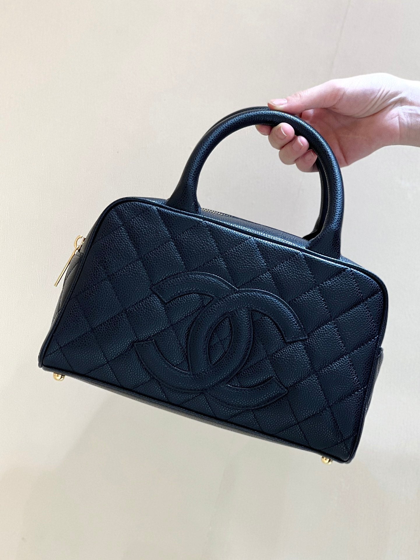 小香家-Chanel Vintage 中古保齡球包 黑色
