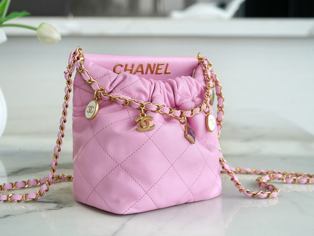 小香家-春夏新款 Chanel 23p 22號手袋 粉色