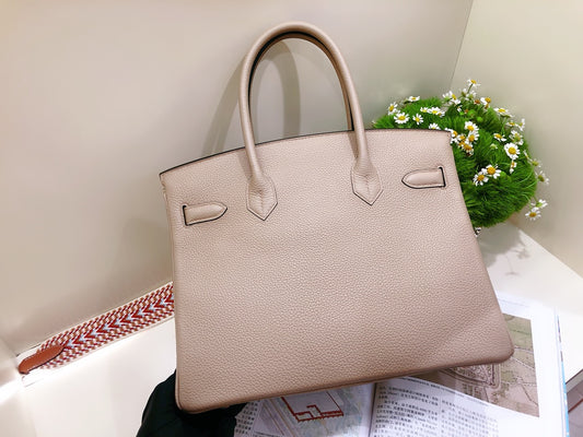 小愛款-Birkin 30 Togo 斑鳩灰 玫瑰金扣