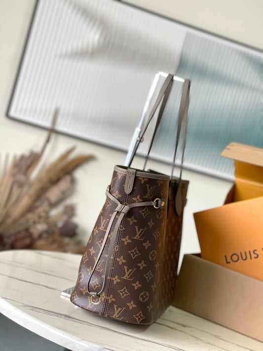 路L家-M12063 Neverfull Inside Out中型手袋 灰色