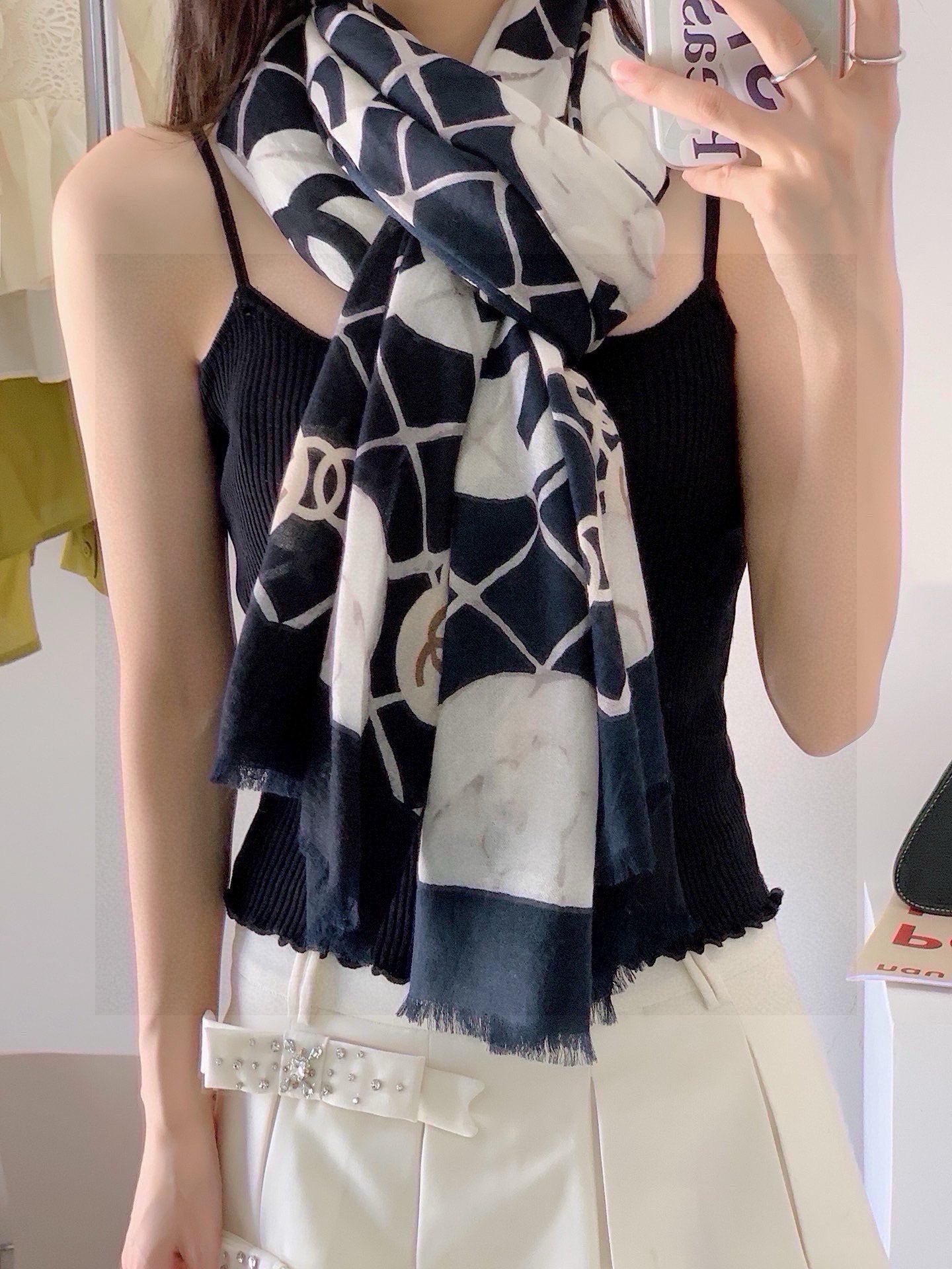 小香家-2024山茶花大方巾 110*200