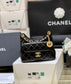 小香家-Chanel Hobo 23c早春款 油蠟皮黑色 小號