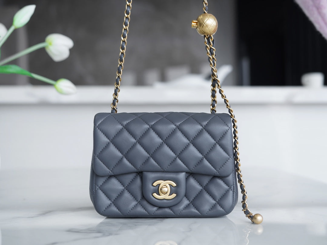 小香家-Chanel 23k 金球方胖子 深灰色