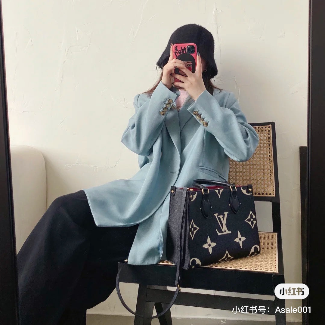 M45659 路L家-OnTheGo PM托特購物包 黑色