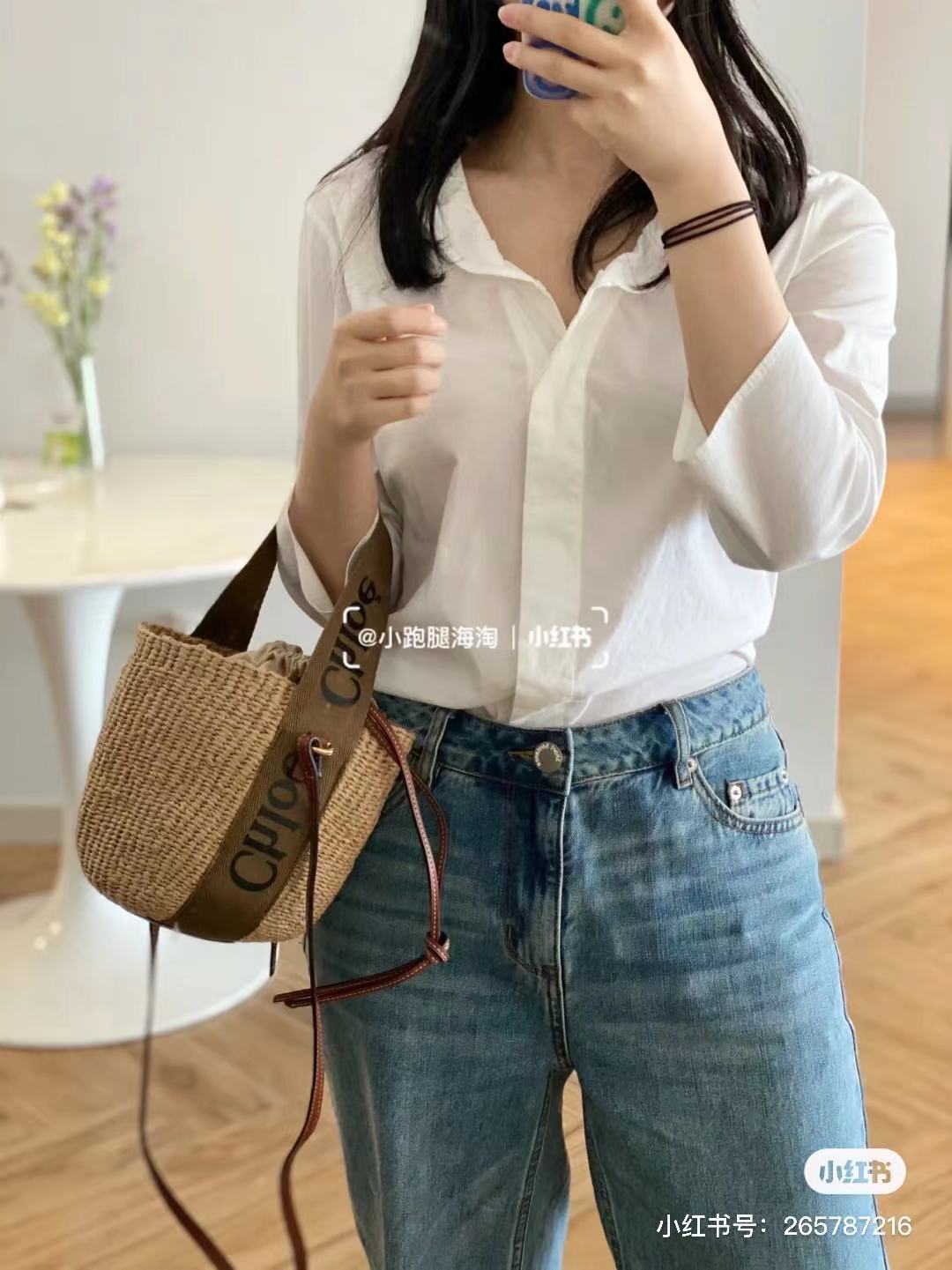 克羅C-Small Woody Basket菜籃子 咖啡色