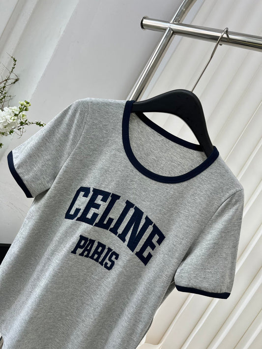 賽C家-2403 字母刺繡TEE