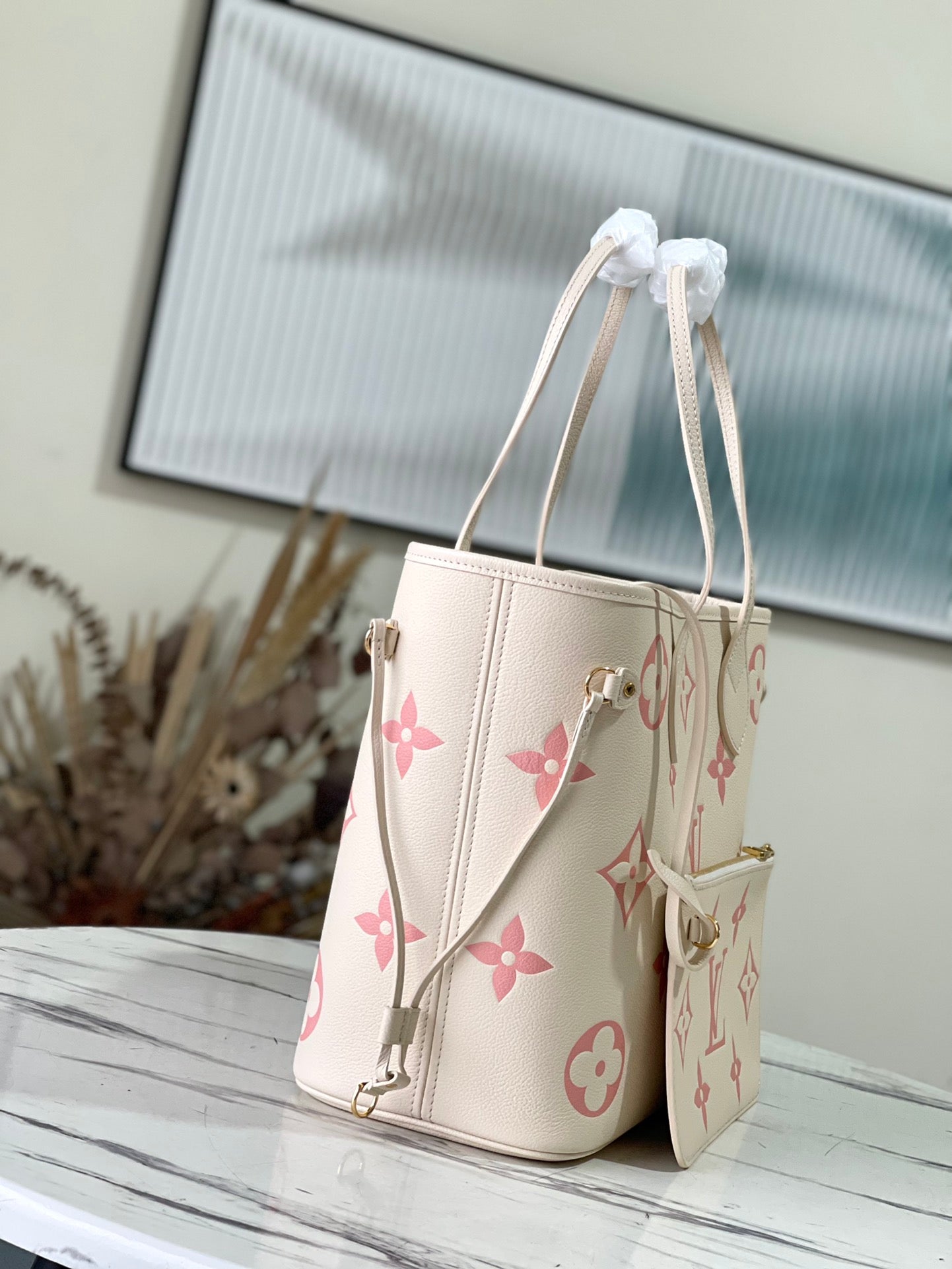 M45686 路L家-Neverfull 中號 奶油白