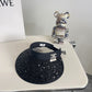 賽C家-2024夏季新款亮片遮陽帽 黑色