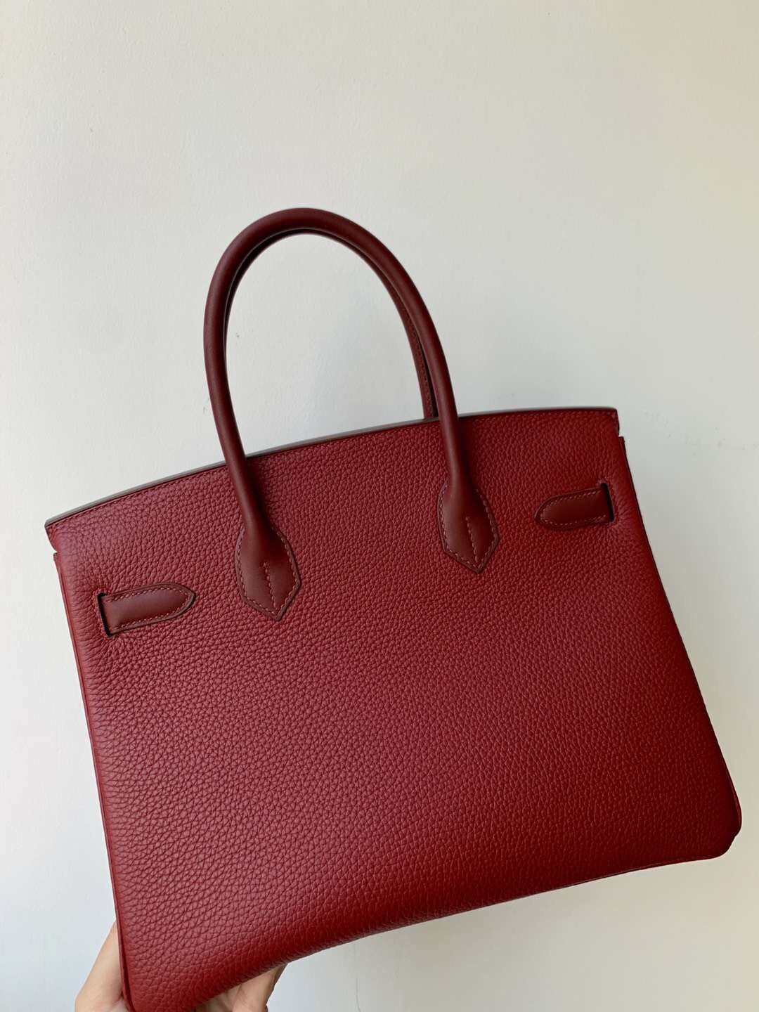 小愛款-Birkin 30 Touch TCsombrero rougeH 愛馬仕紅 金扣