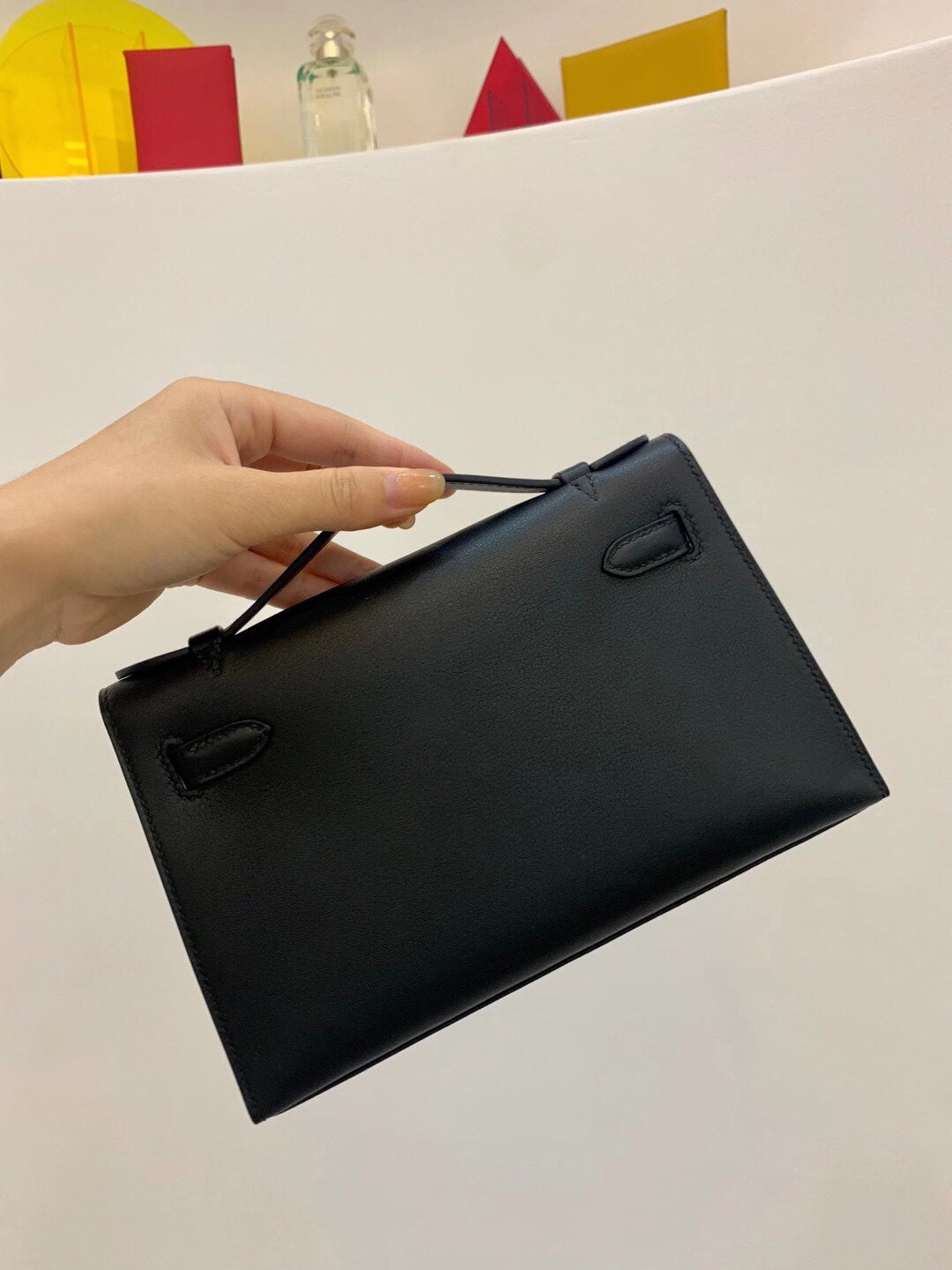 小愛款-Kelly mini 1代 黑色 銀扣
