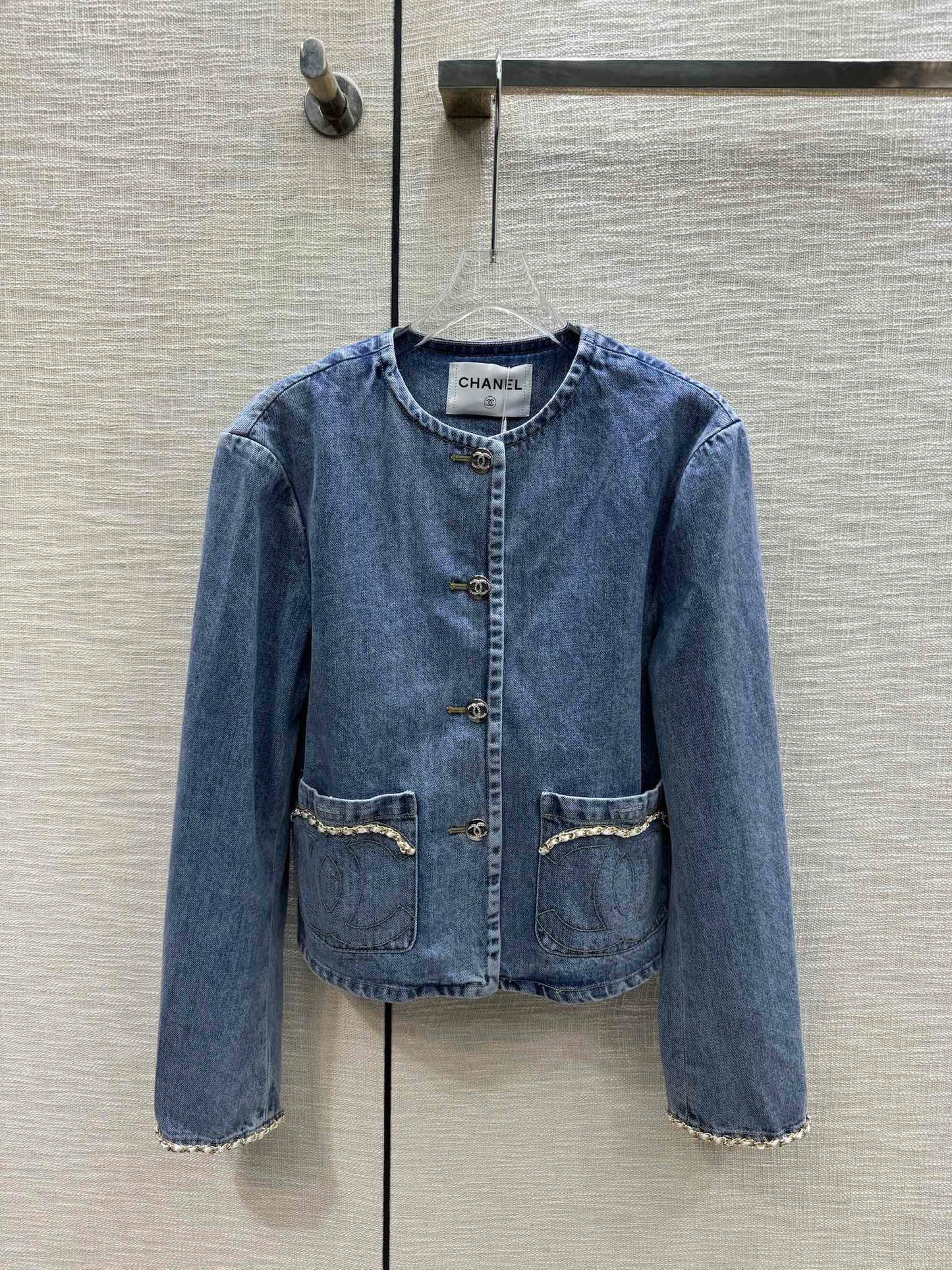 小香家-2403 小香風高訂牛仔外套