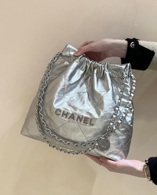 小香家-2023春夏新款 22BAG 小號 銀色