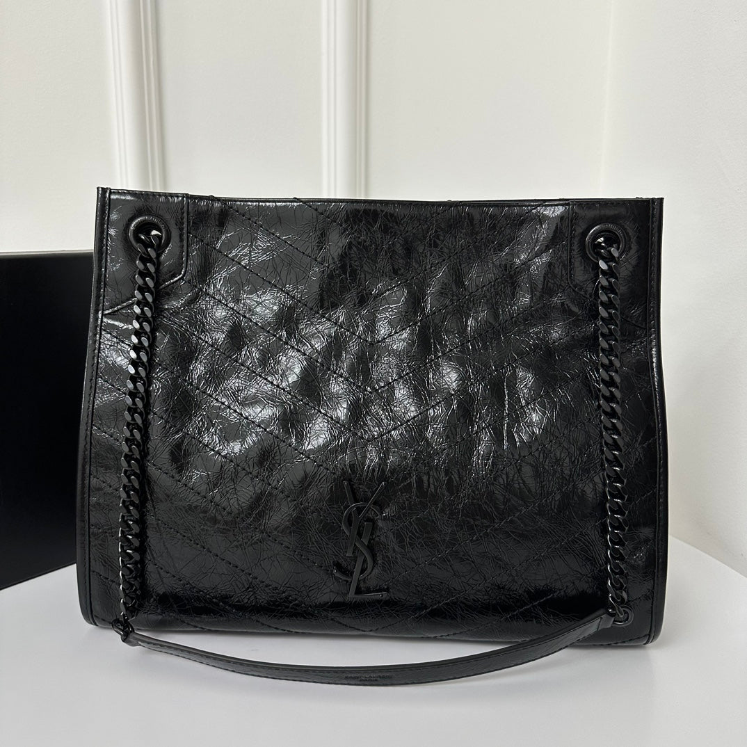 聖Y羅-Niki Shopping Bag 黑色黑鏈