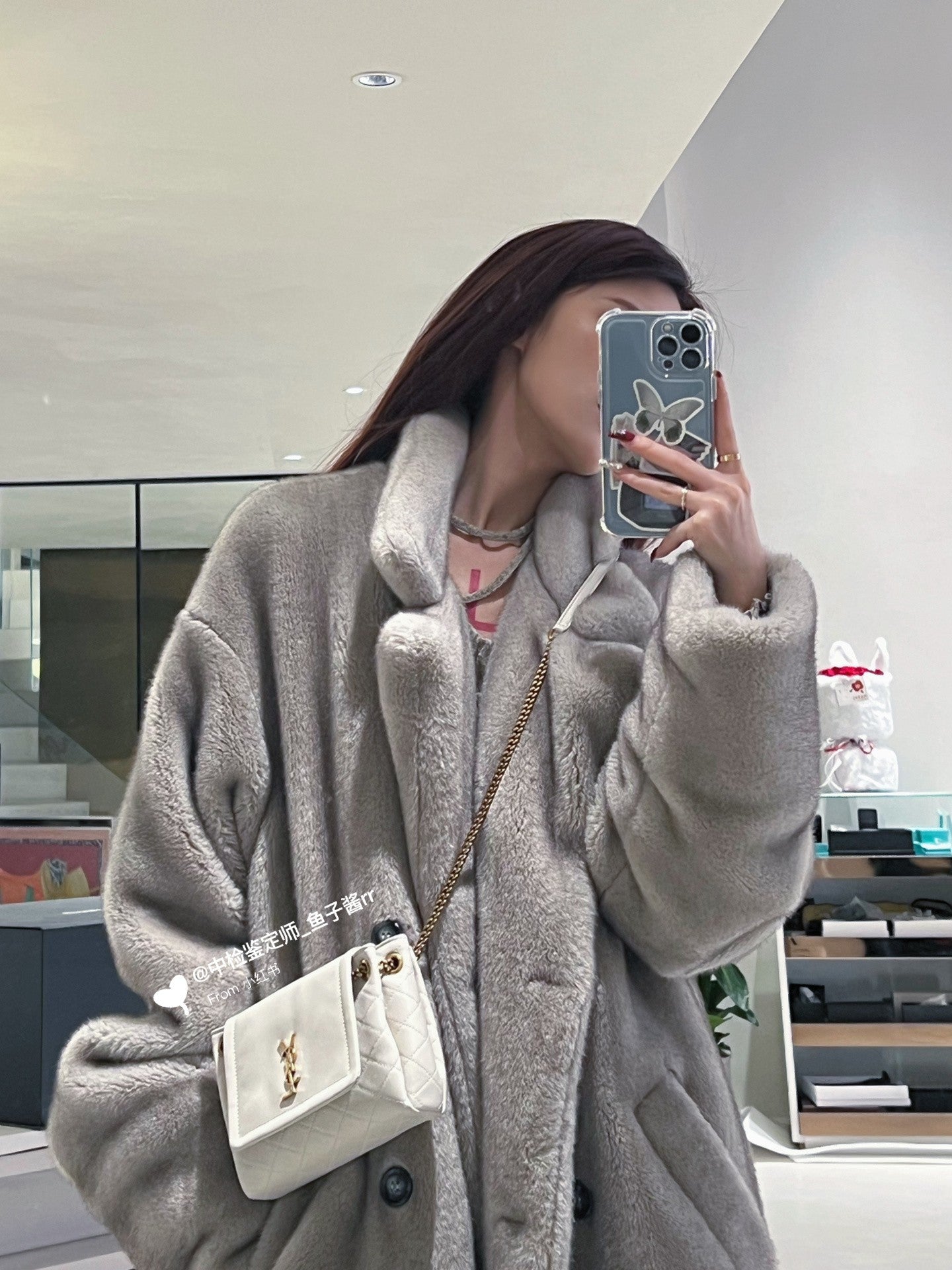 聖Y羅-Mini Nolita 羊皮 白色