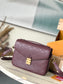 M46613 路L家-Pochette Metis 經典花紋牛皮 酒紅色