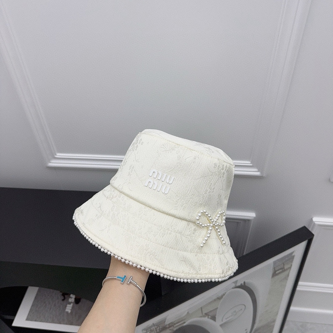 穆M家-新款重工珍珠漁夫帽