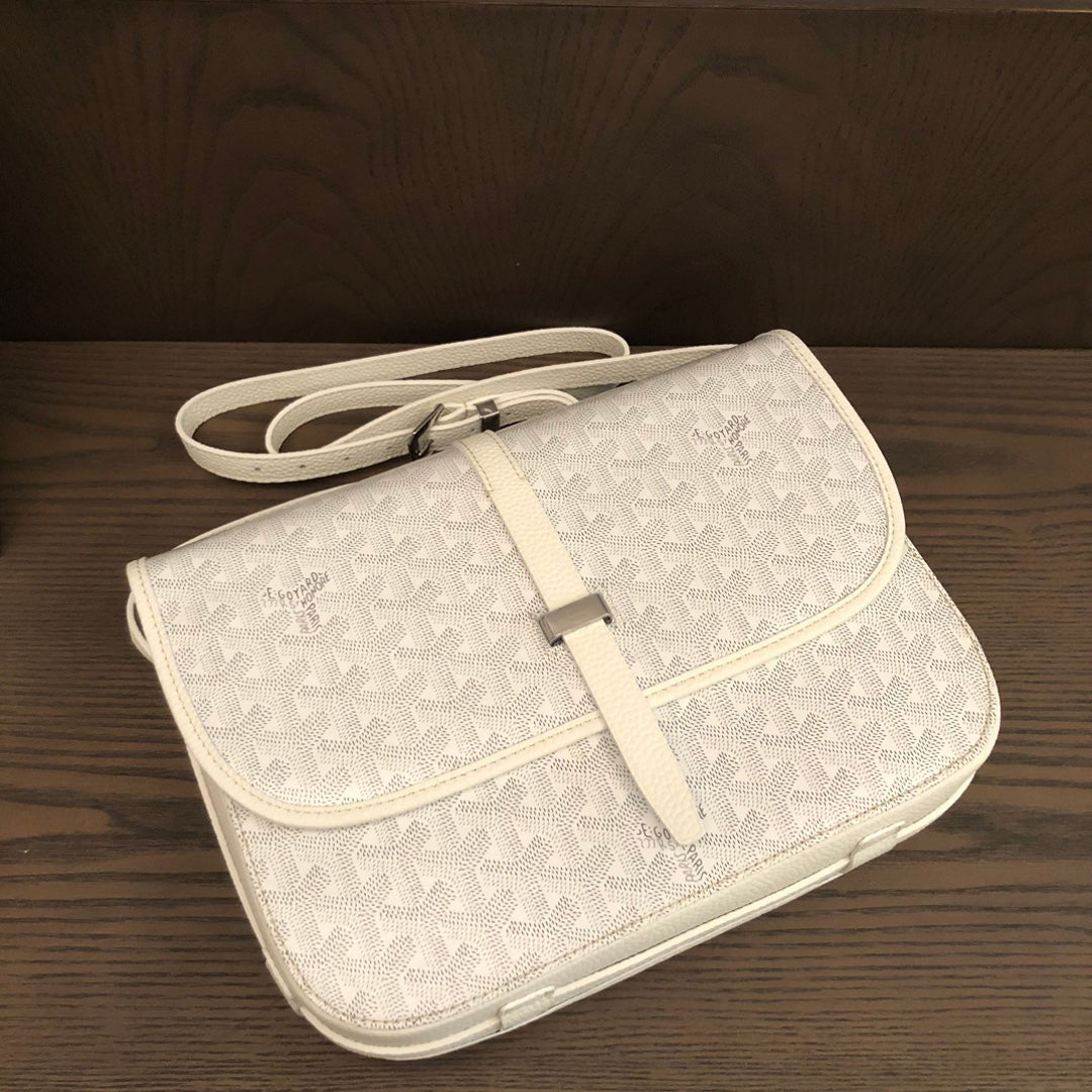 戈G家-Goyard 郵差包 白色
