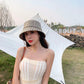 芬F家-2023春夏新款 草帽 草編漁夫帽 黑色