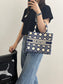 迪D家-2023春夏新款 Tote 藍白拼色 小號