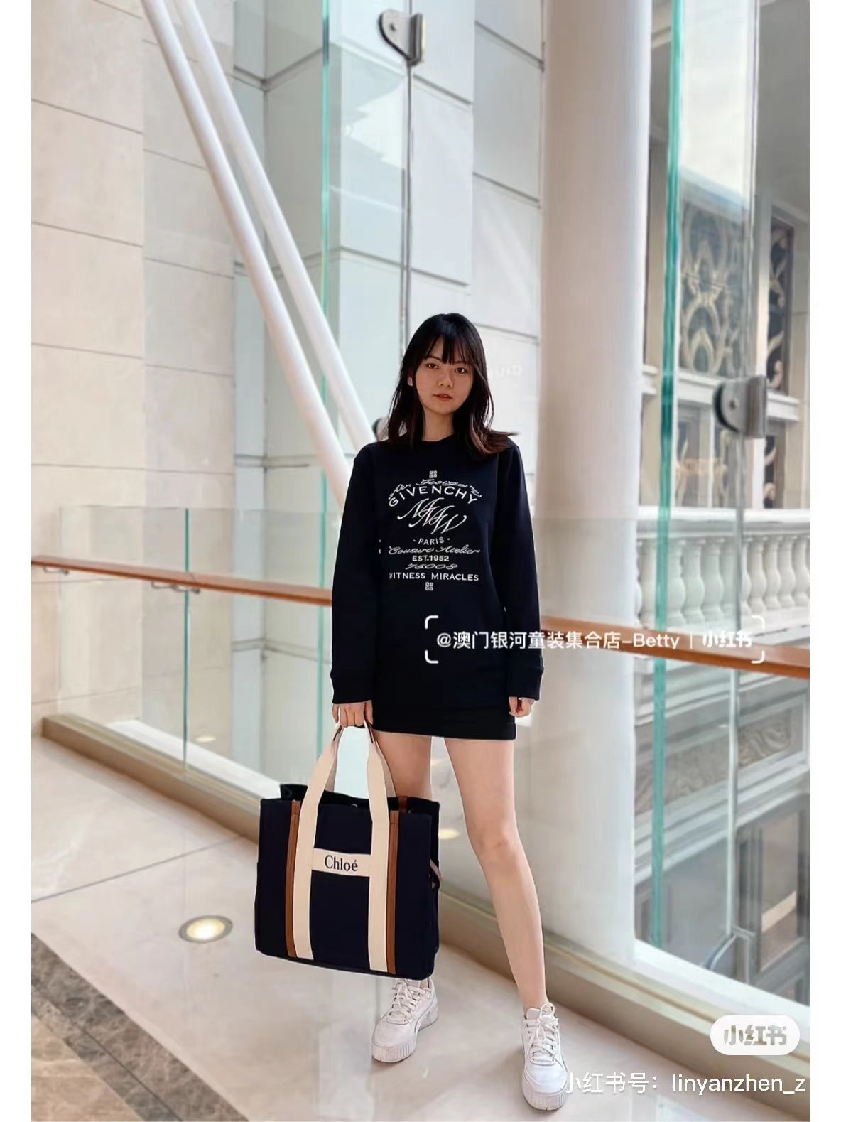 克羅C-2023春夏新款 Kids子母包 藏藍色