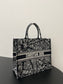 迪D家 Book Tote SUMMER 23 黑色 大號41.5cm