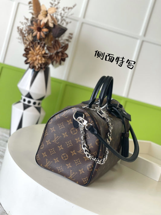 路L家-M12243 𝐒𝐏𝐄𝐄𝐃𝐘 𝐒𝐎𝐅𝐓 𝟑𝟎 𝐃𝐀𝐑𝐊 動態晶片黑手袋 棕色
