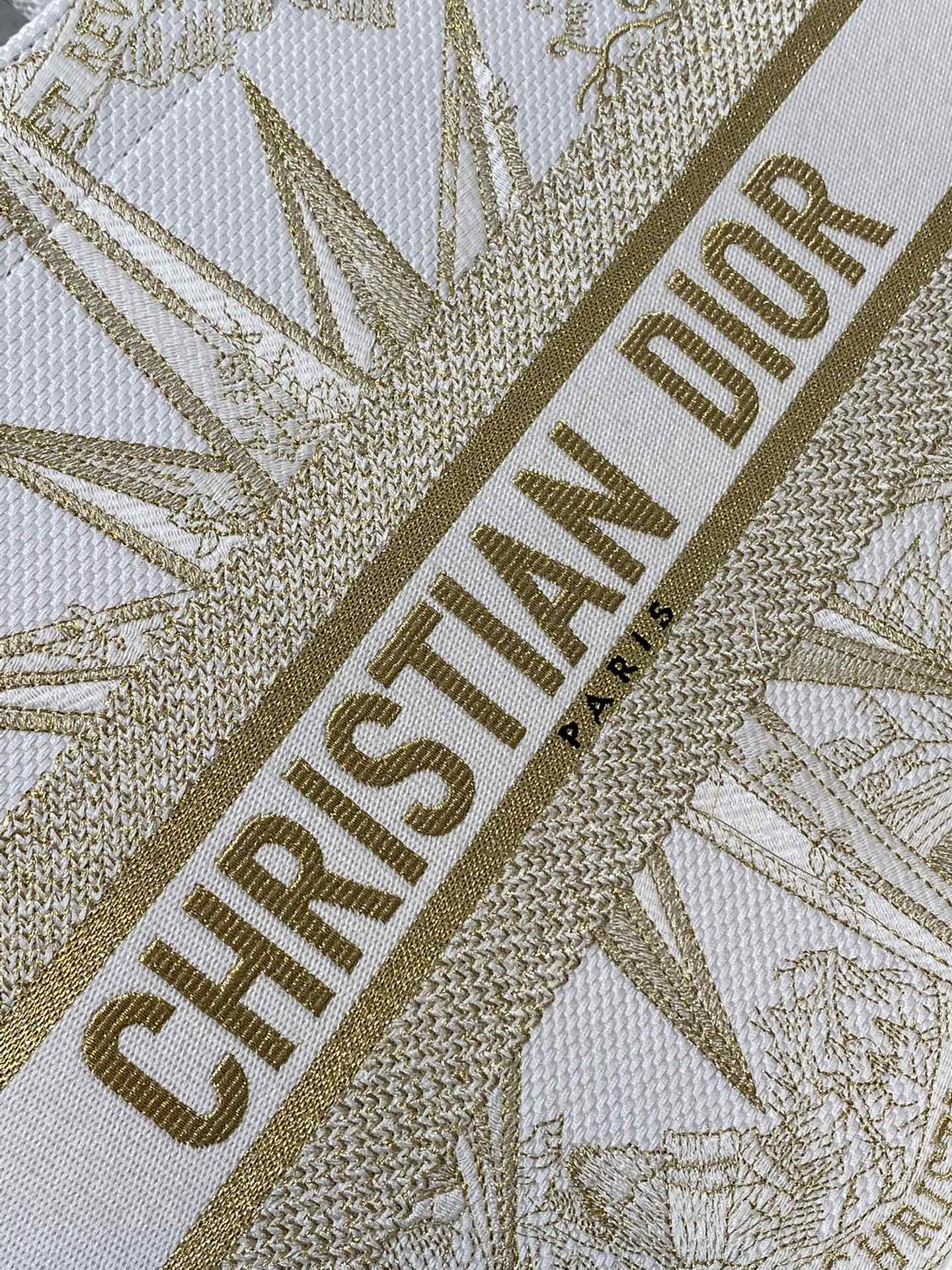 迪D家-BookTote 刺繡手袋 八芒星金絲線系列 36x18x28cm