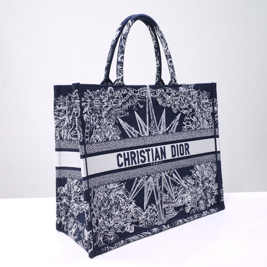 迪D家 Book Tote 復古印花圖 大號41.5cm