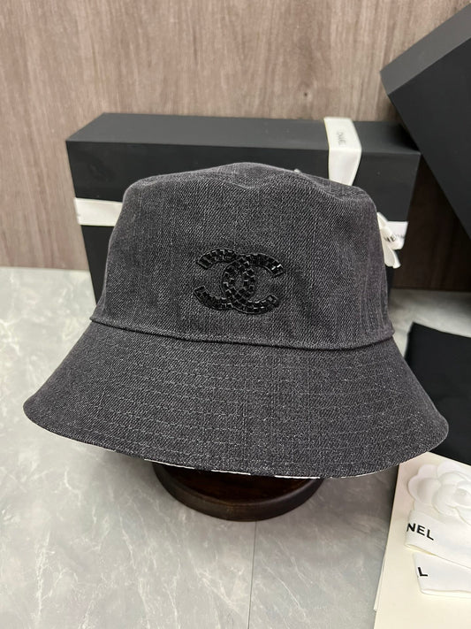 小香家-單寧牛仔棉質漁夫帽 灰色