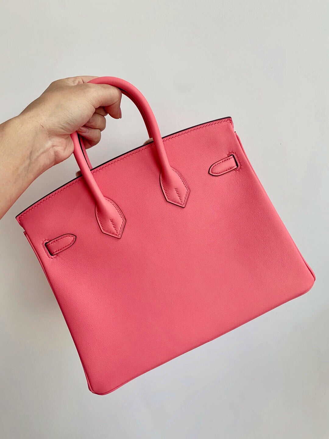 小愛款-Birkin 25  Swift 粉色 銀扣