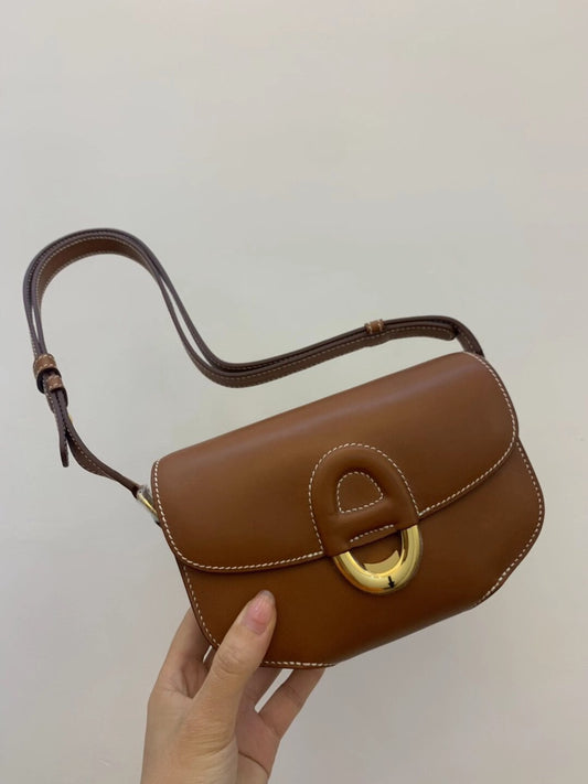 小愛款-Cherche midi mini 馬鞍皮 34 金扣