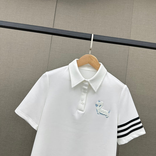 小香風-2403 學院風Polo TEE