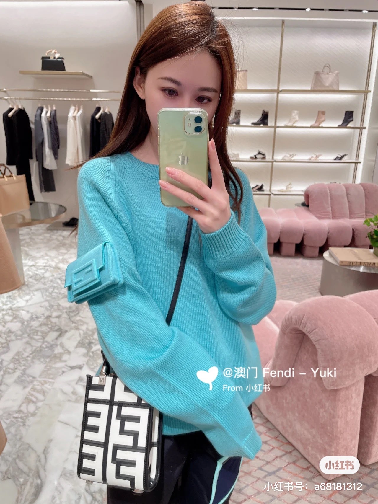 芬F家-Sunshine手提袋 Mini 黑白聯名款