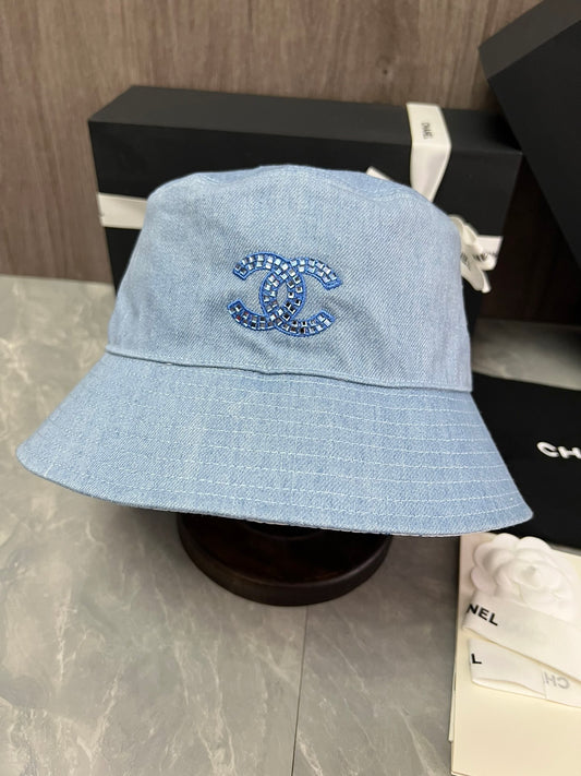 小香家-單寧牛仔棉質漁夫帽 藍色