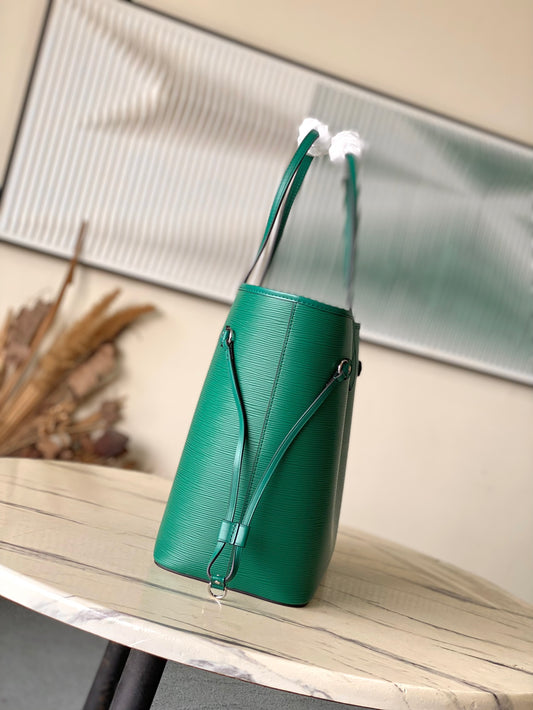 路L家-M12195 Neverfull MM手挽袋 綠色