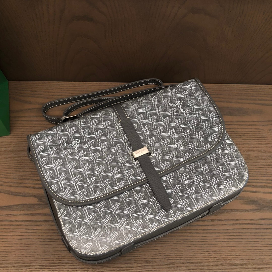戈G家-Goyard 郵差包 灰色