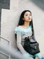 聖Y羅-Joe Backpack 絎縫雙肩包 黑色金扣 29CM