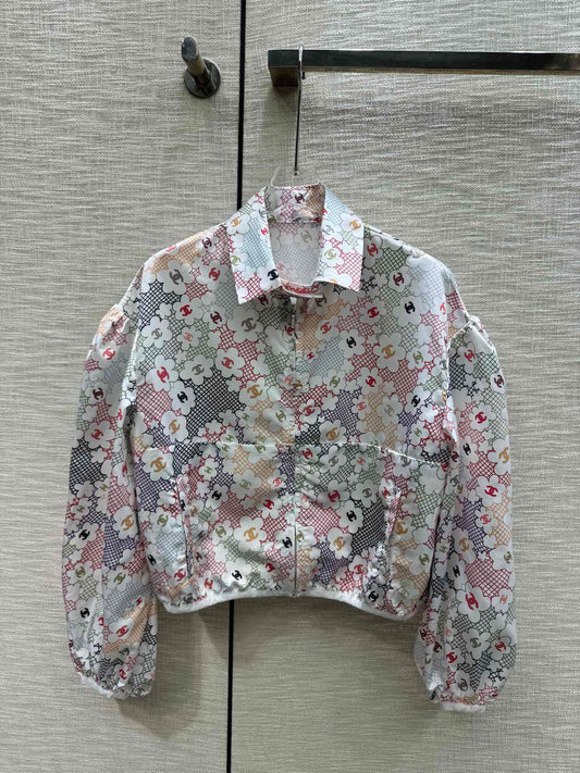 小香家-2403 彩色山茶花雙C短外套