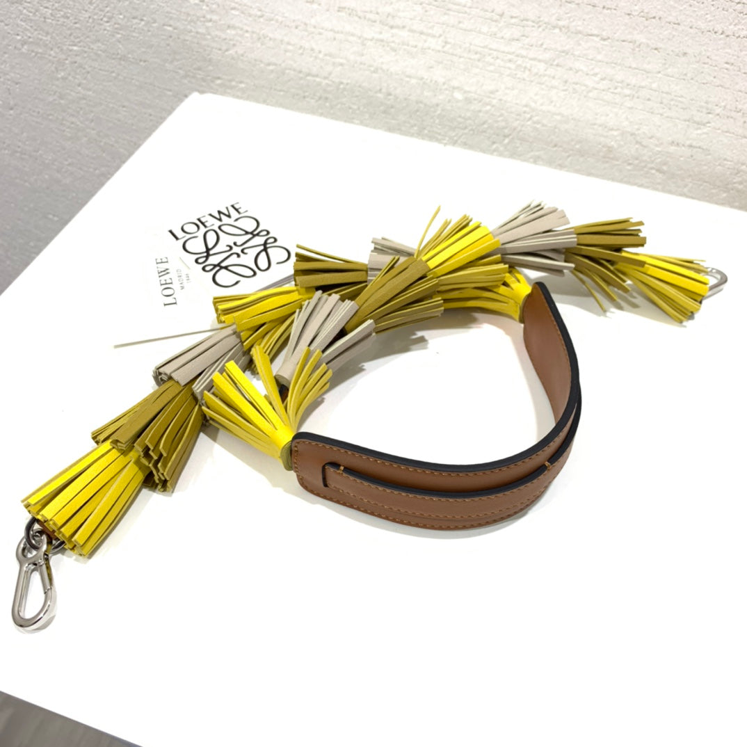 羅L威-Tassel strap系列肩帶 黃色