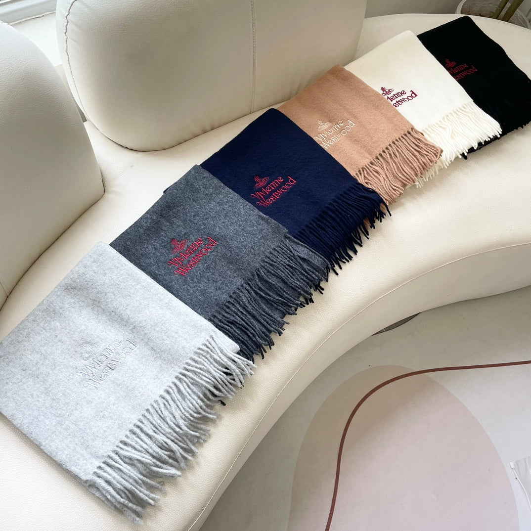 Vivienne Westwood-2024土星LOGO圍巾 185*32