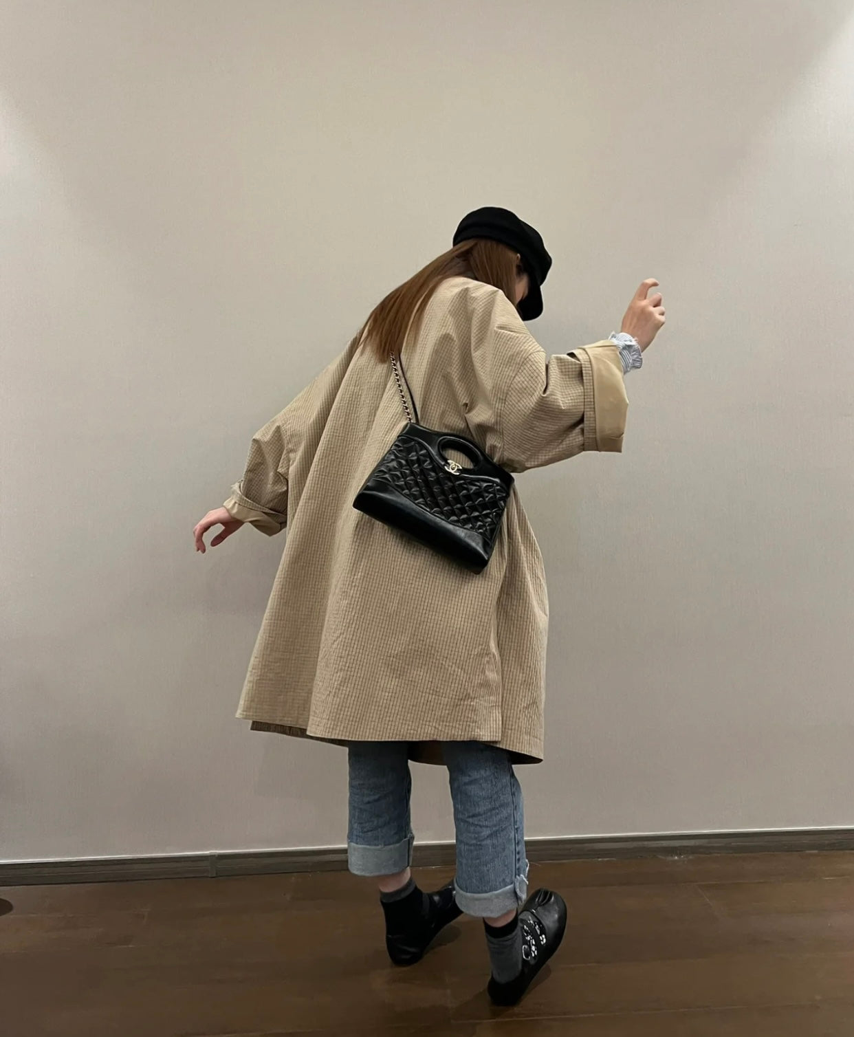 小香家-24S mini 31bag油蠟羊皮 黑色