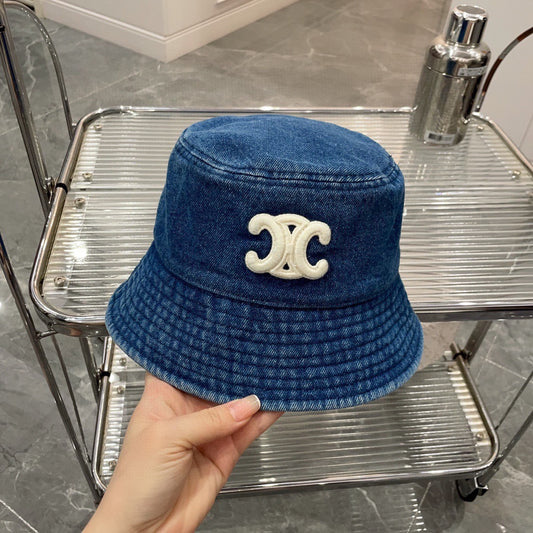 賽C家-牛仔漁夫帽 藍色