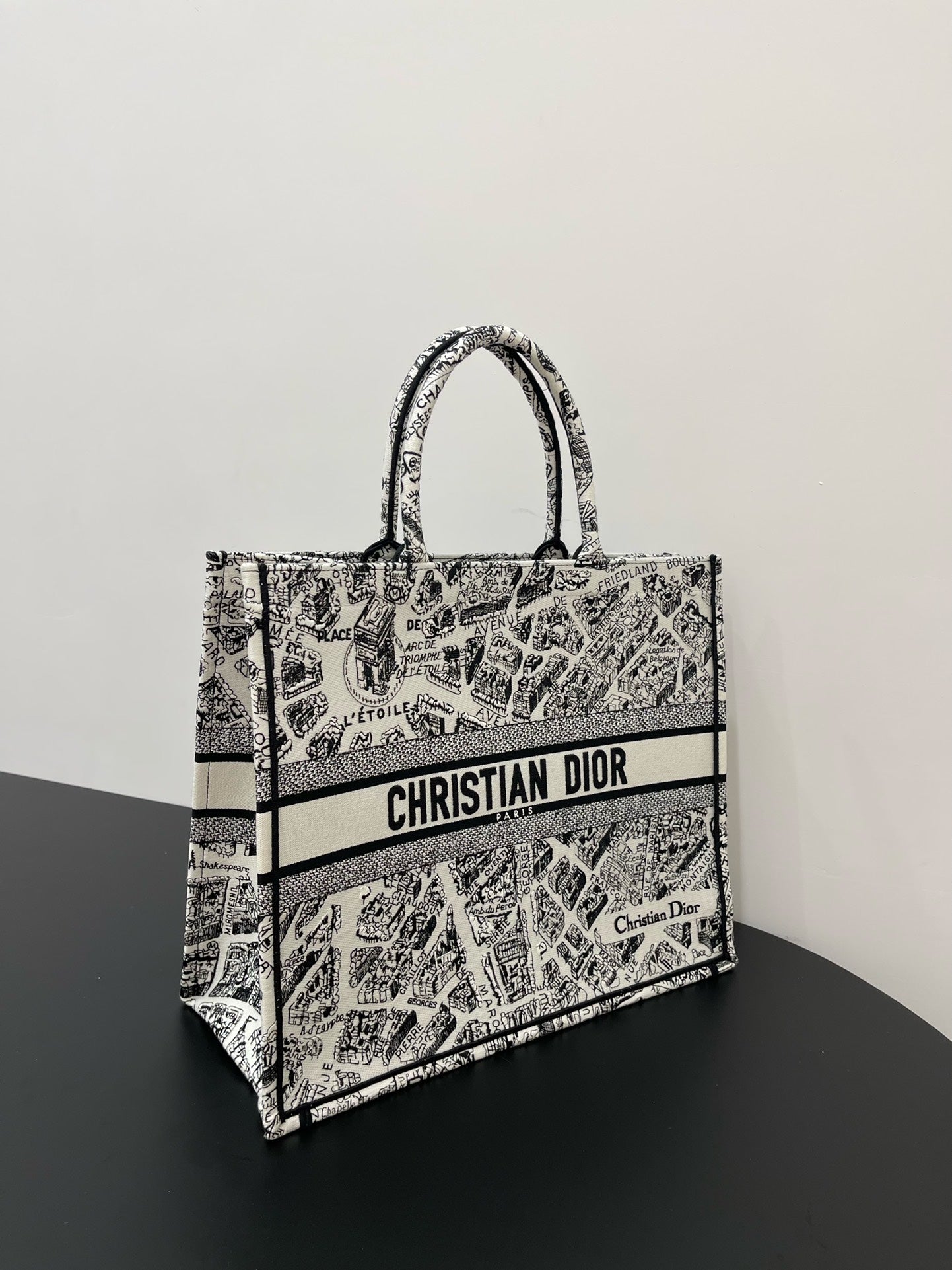 迪D家 Book Tote SUMMER 23 白色 大號41.5cm