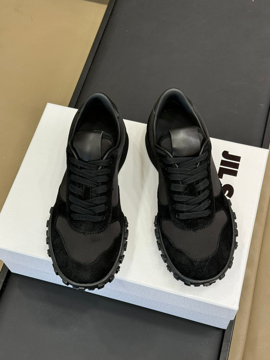 Jil sander-2024 復古休閒鞋 黑色