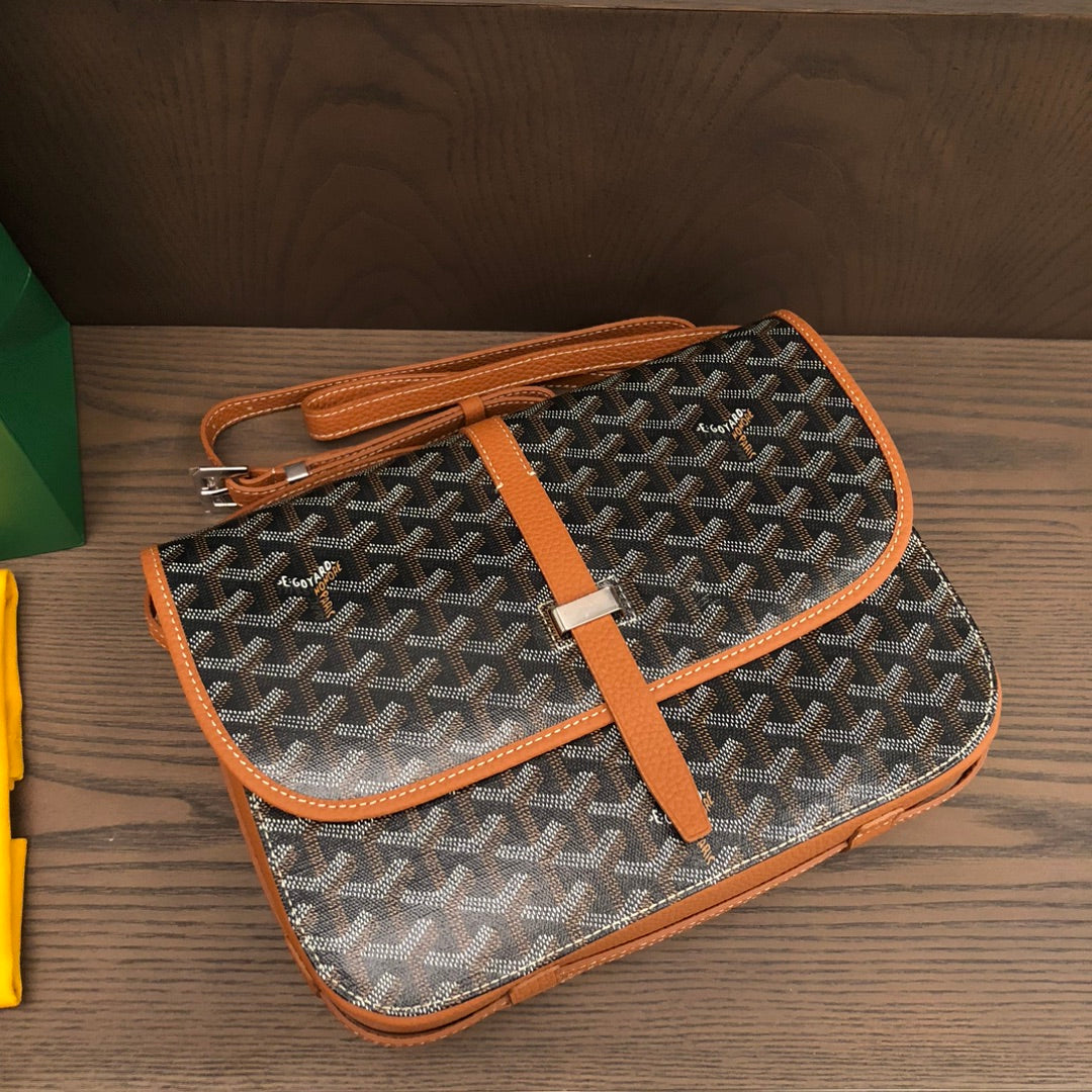 戈G家-Goyard 郵差包 棕色