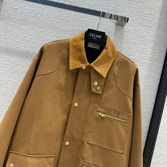 賽C家-2403 中性風工裝口袋夾克外套