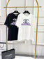 小香家-2404 重疊logo標短袖Tee 白色